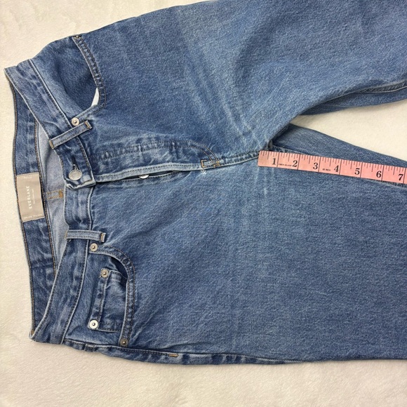 Everlane Women's Straight Leg Blue Jeans size 27 crop - Picture 7 of 13
